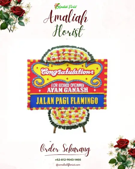 Sewa Papan Bunga Air Putih